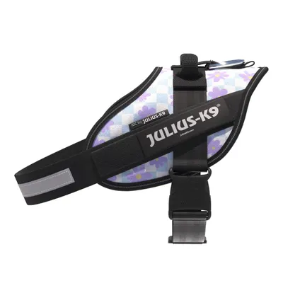 Ham Julius-K9 IDC Power, Cartoon, reflectorizant, marime M, circumferința piept 58-76 cm, pentru câini cu greutate de 14-25 kg