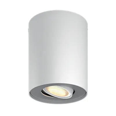 Spot aplicat Philips HUE Pillar Alb bec LED intrerupator dimabil