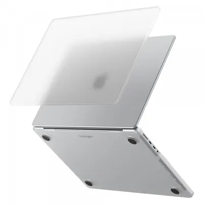 Husa Spigen Airskin pentru Apple MacBook Pro 14inch (2026) / (2025) / (2023) / (2022) / (2021), Transparenta Satinata ACS11528