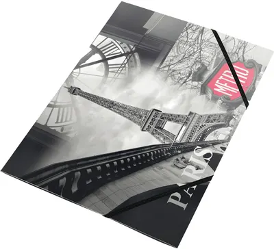 Mapa cu elastic Panta Plast, A4 - Paris Collection