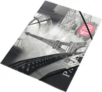Mapa cu elastic Panta Plast, A4 - Paris Collection