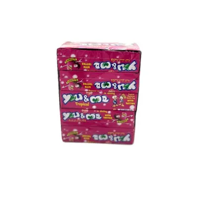 Guma de mestecat You&Me Tropical, 360g Engros