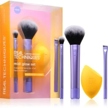 Real Techniques Midi Glow Set set perii machiaj