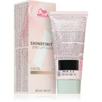 Wella Professionals Shinefinity Zero Lift Glaze vopsea de păr demipermanentă culoare 08/0 - Natural Latte 60 ml