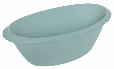 Cadă pentru bebeluși cu scurgere Luma - albastru gheață, 75 cm