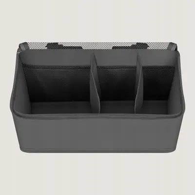 Organizator multifunctional Lionelo Sidepocket M Gri, 3 compartimente, universal, 43x15x23 cm