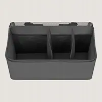 Organizator multifunctional Lionelo Sidepocket M Gri, 3 compartimente, universal, 43x15x23 cm