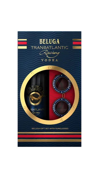 Beluga Transatlantic Vodka 40% Alc. 0.7l + Ochelari Soare