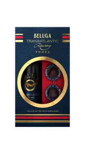 Beluga Transatlantic Vodka 40% Alc. 0.7l + Ochelari Soare