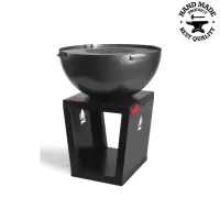 Gratar pe lemne cu plita - SANTOS 85 cm