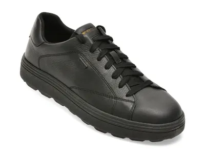 Pantofi sport GEOX negri, U56LUC, din piele naturala