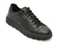 Pantofi sport GEOX negri, U56LUC, din piele naturala