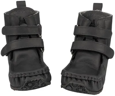 Botine de iarnă Zeazoo - Yeti, mărimea 24-25, piele naturală, negru