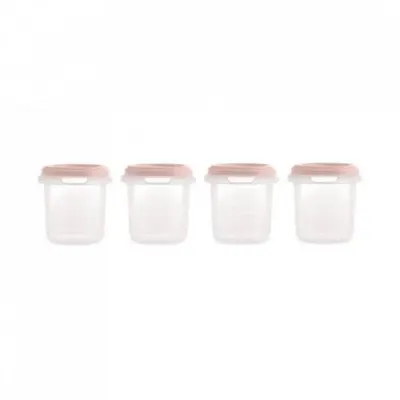 Set 4 recipiente gradate Miniland Candy 200 ml