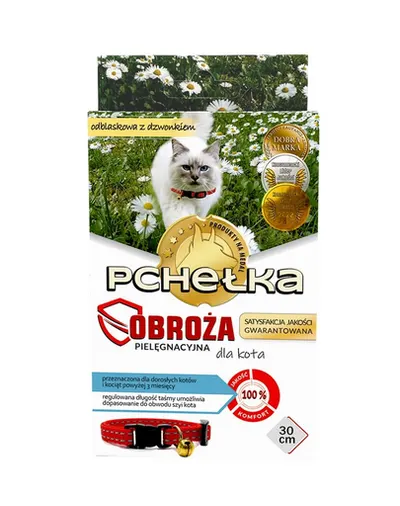 PCHEŁKA Zgarda cu clopotel pentru pisici 30 cm