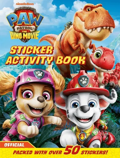 Paw Patrol: The Dino Movie Sticker Activity Book