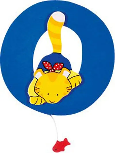 Litera O din lemn