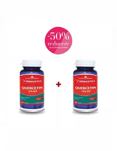 Quercetin + Vitamina D3 60+60 capsule – Herbagetica