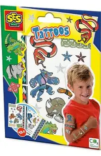 Tatuaje pentru copii. Animale luptatoare