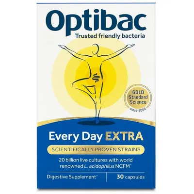 Probiotic zilnic Extra Forte, OptiBac | 30 capsule