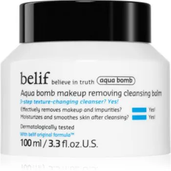 belif Aqua Bomb Makeup Removing Cleansing Balm lotiune de curatare cu efect de hidratare