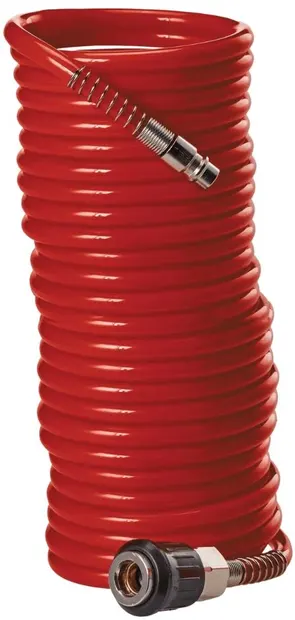 Furtun spiralat pentru compresor Einhell - 4139420, Ø6 mm, 8 m