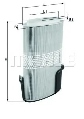 Filtru aer MAHLE ORIGINAL LX 1009 6