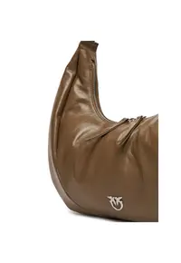 Geanta dama Military X25S Slouchy Hobo Big - roz - din piele naturala