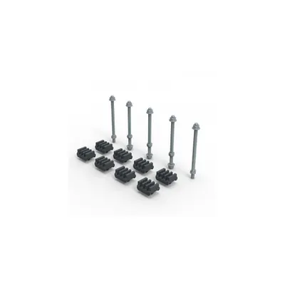 Kit pentru busbar support pentru XL³ S 4000 enclosures - pentru flat copper bars thickness 5 mm and inaltime up to 63 mm