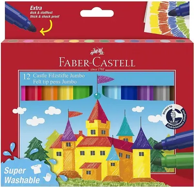 Carioci Faber-Castell Castle - 12 culori