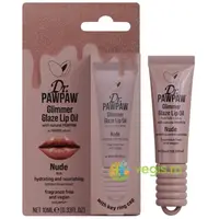 Ulei de Buze Hidratant si Hranitor cu Extract de Papaya Glimmer Glaze Nude 10ml