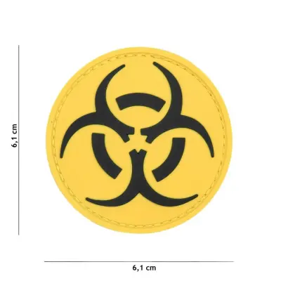 Patch Biohazard velcro PVC 101INC - Default Title