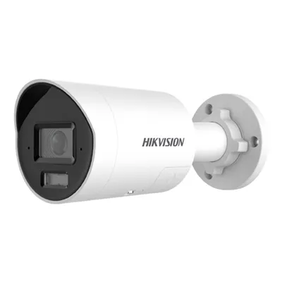 Camera supraveghere exterior IP cu iluminare duala Hikvision ColorVu DS-2CD2087G3-LI2UY/SL, 8 MP, 2.8 mm, IR/lumina alba 40 m, slot card, microfon dual si difuzor, sirena, lumina stroboscopica, anti-coroziune, PoE