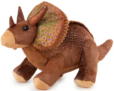 Jucărie de pluș Amek Toys - Dinozaur cu coamă, 32 cm