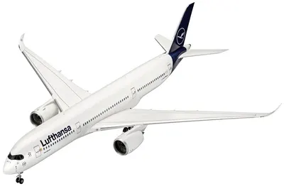 Model de asamblat Revell Contemporane: Avioane - Airbus A350-900 Lufthansa New Livery