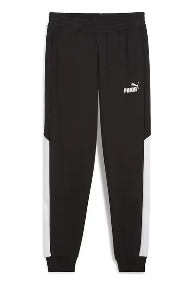 PAntaloni de trening cu buzunare laterale Power - Negru/Alb optic