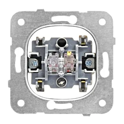 Insert întrerupător 1P 10A, cu semn. de control, cl.elastice