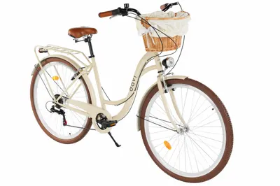 Bicicletă damă 28" Davi Emma Style 7 viteze Shimano 160-185 bej