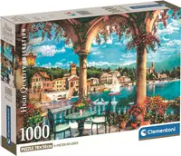 Puzzle Clementoni din 1000 piese - Balcon cu vedere la lac