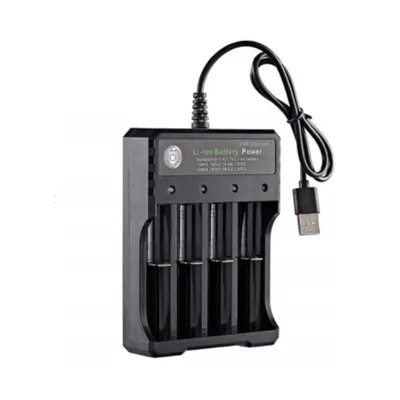 Incarcator 4 acumulatori litiu USB