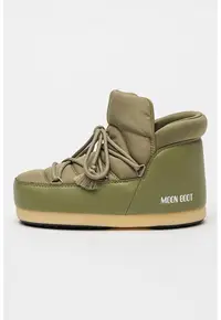 Ghete de iarna cu insertii din material textil - fara inchdiere Evx Pumps - Verde sparanghel