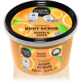 Organic Shop Orange & Sugar exfoliant tonifiant pentru corp