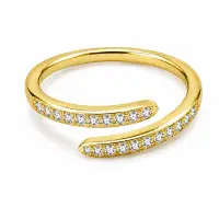 Inel Sway Gold cu Aur Reglabil
