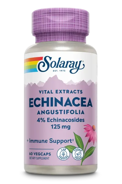 Echinacea Angustifolia 125 mg Solaray, Secom | 60 capsule vegetale