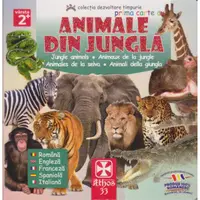 Prima carte cu Animale din Junglă - Hardcover - ***