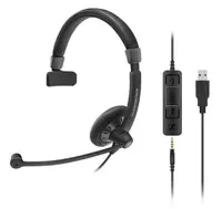 Căști mono cu microfon Sennheiser - EPOS SC 45, negre
