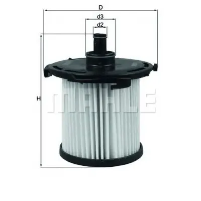 Filtru combustibil MAHLE ORIGINAL KX 387D