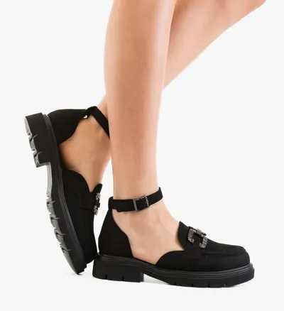 Pantofi casual dama Planar Negri