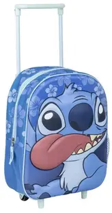 Ghiozdan pentru grădiniță cu roți Cerda Stitch - 3D