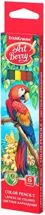 Creioane colorate triunghiulare Erich Krause Art Berry - 6 culori